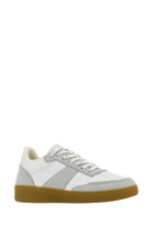 A.P.C. Two-tone Synthetic Leather Plain Sneakers