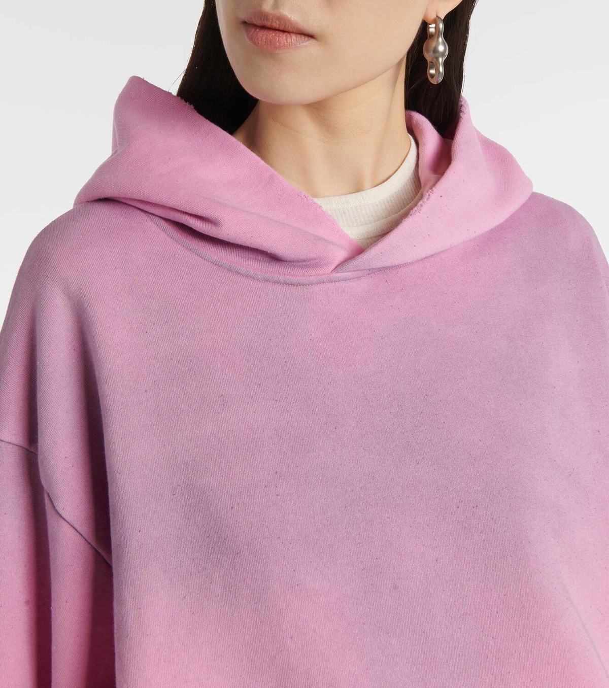 Acne Studios ピンク パーカー Acne Studios - Stamp Logo Hoodie | HBX
