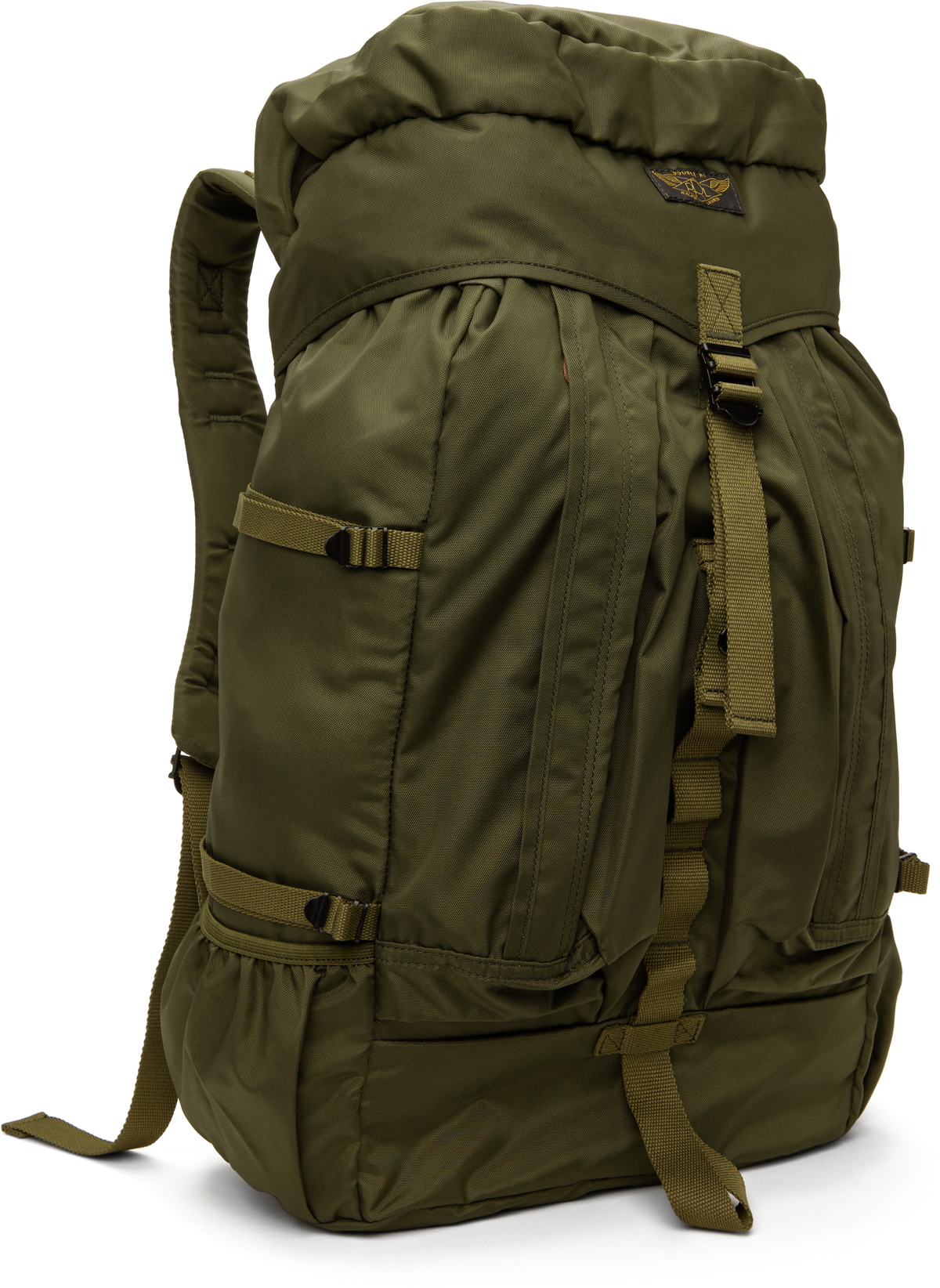 RRL Green Nylon Canvas Utility Backpack RRL