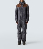 Moncler Grenoble Denim ski salopettes