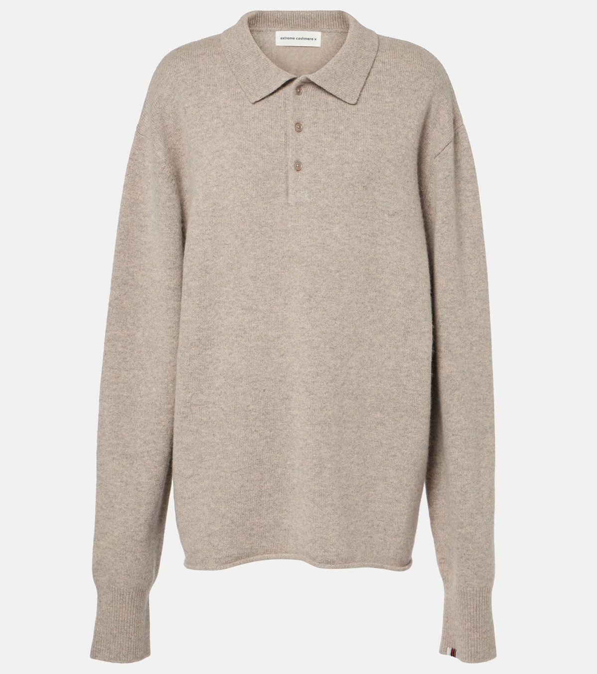 Extreme Cashmere N°357 Marylebone cashmere-blend polo sweater