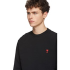 AMI Alexandre Mattiussi Black Ami De Coeur Sweatshirt