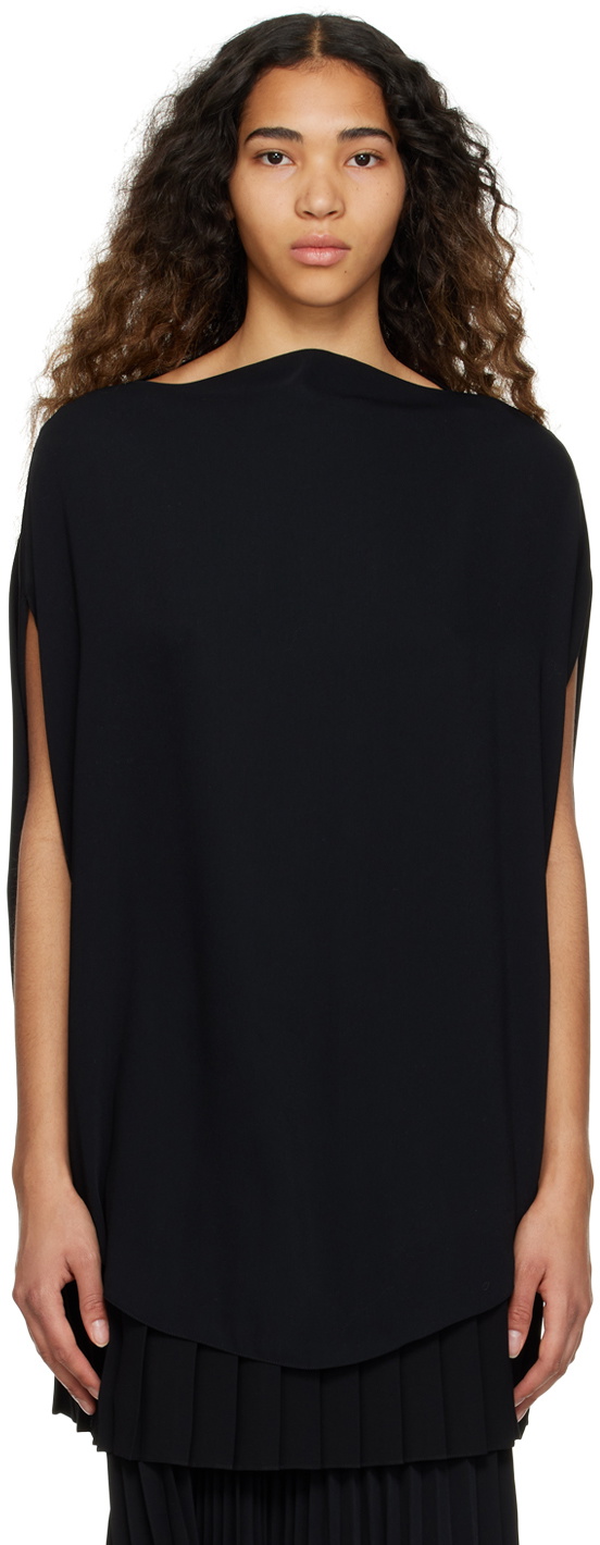 Mm6 Maison Margiela Black Half Sleeve