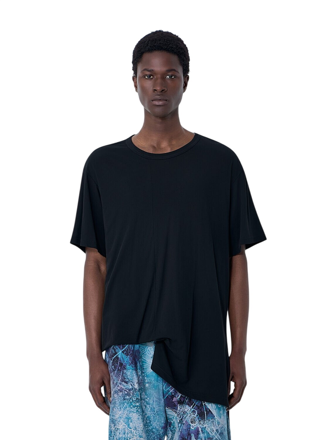 Yohji Yamamoto New Era 半袖Tシャツ Yohji Yamamoto Black New Era Edition T-Shirt Yohji Yamamoto
