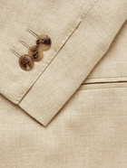 Saman Amel - Slim-Fit Unstructured Silk and Cashmere-Blend Blazer - Neutrals