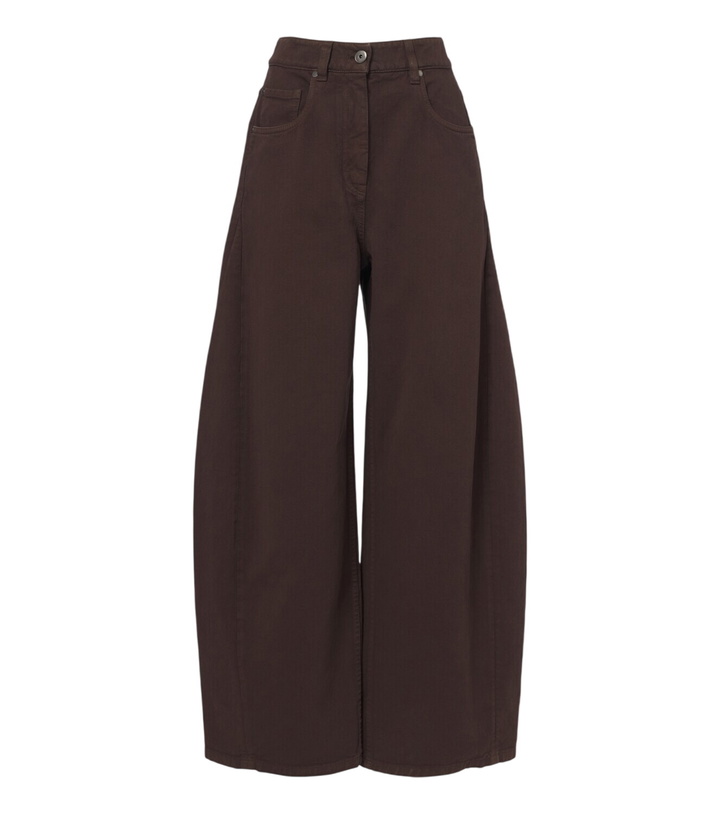 Photo: Brunello Cucinelli Wide-leg jeans