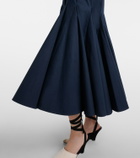 Jacquemus Moisson cotton poplin midi dress