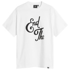 By Parra Men's End The Loungechair T-Shirt in White