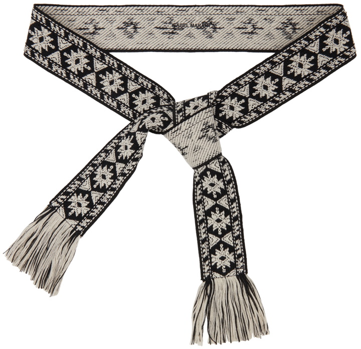 Photo: Isabel Marant Black & Off-White Etka Belt