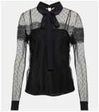 REDValentino Sheer point d'esprit blouse