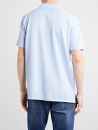 Givenchy - Logo-Appliqué Cotton-Piqué Polo Shirt - Blue