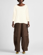 Manila Grace Womens Top Ivory