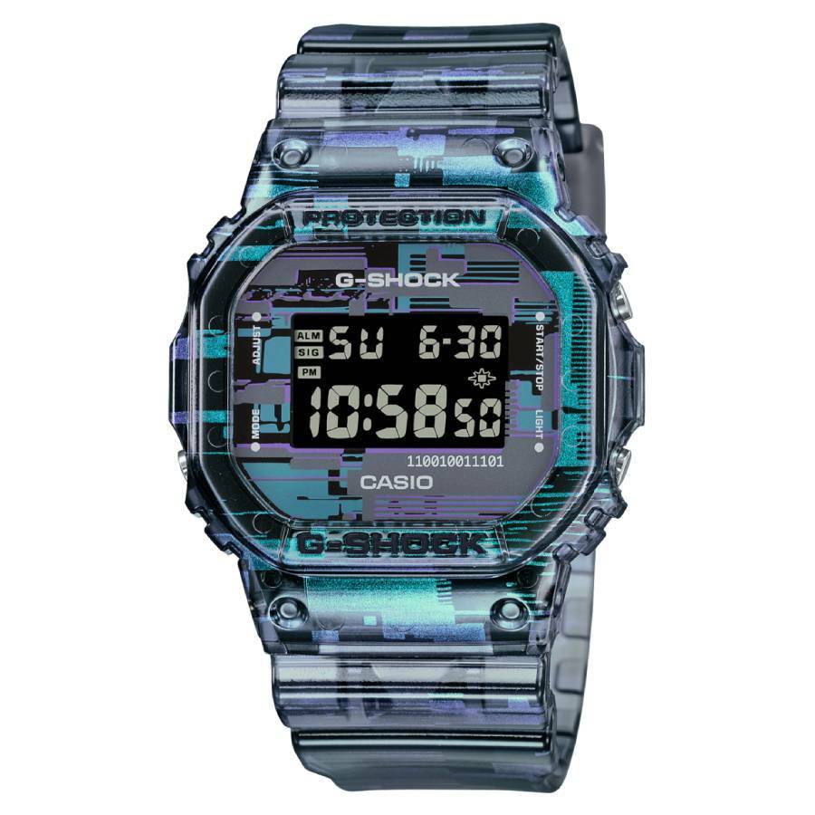 Casio G-Shock 5600 Alarm Quartz Digital Black Dial Watch DW-5600NN-1DR