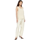TOTEME Off-White Double-Pleat Fluid Trousers