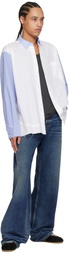 AMBUSH White & Blue Layered Shirt