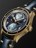 Montblanc - 1858 Geosphere 0 Oxygen Limited Edition Automatic GMT 42mm Titanium, Ceramic and Leather Watch, Ref. No. 129415