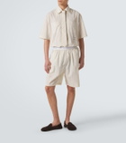 Calvin Klein Collection Edward striped technical shorts