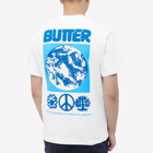 Butter Goods Men's Peace On Earth T-Shirt in White