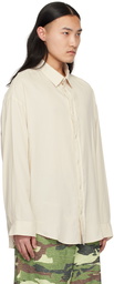 Acne Studios Off-White Button-Up Shirt