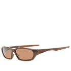 Oakley Terraforma Sunglasses in Matte Rootbeer/Prizm Tungsten Polarized 