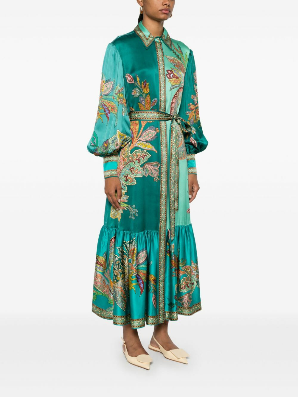 ALEMAIS Blue Franca Dress ALMAIS