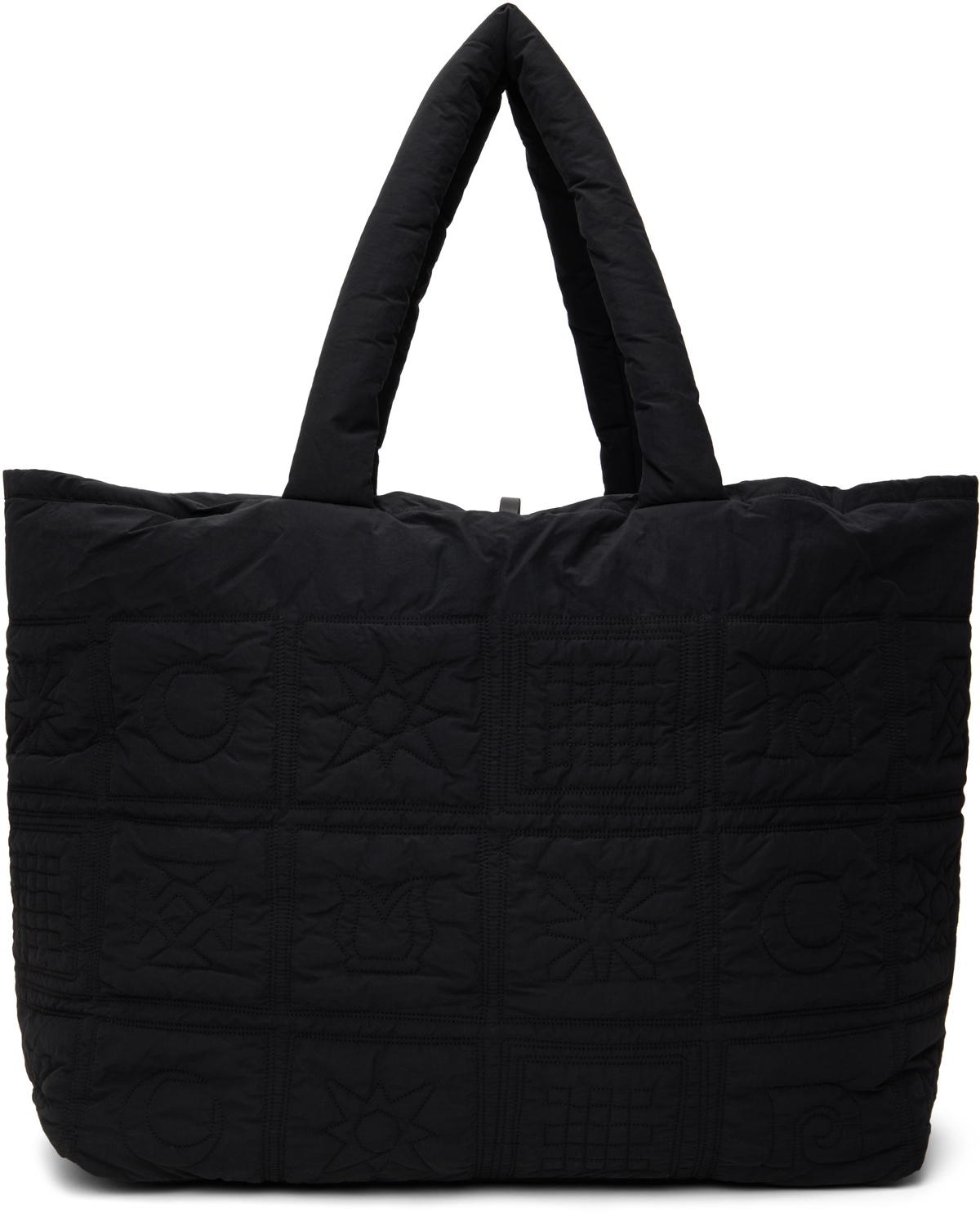 Nanushka Black Symbol Tote