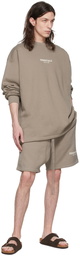 Essentials Taupe Cotton Sweatshirt