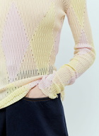 Burberry Argyle High-Neck Sweater