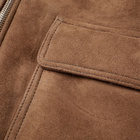 Officine Generale Pilot Shearling Suede Jacket