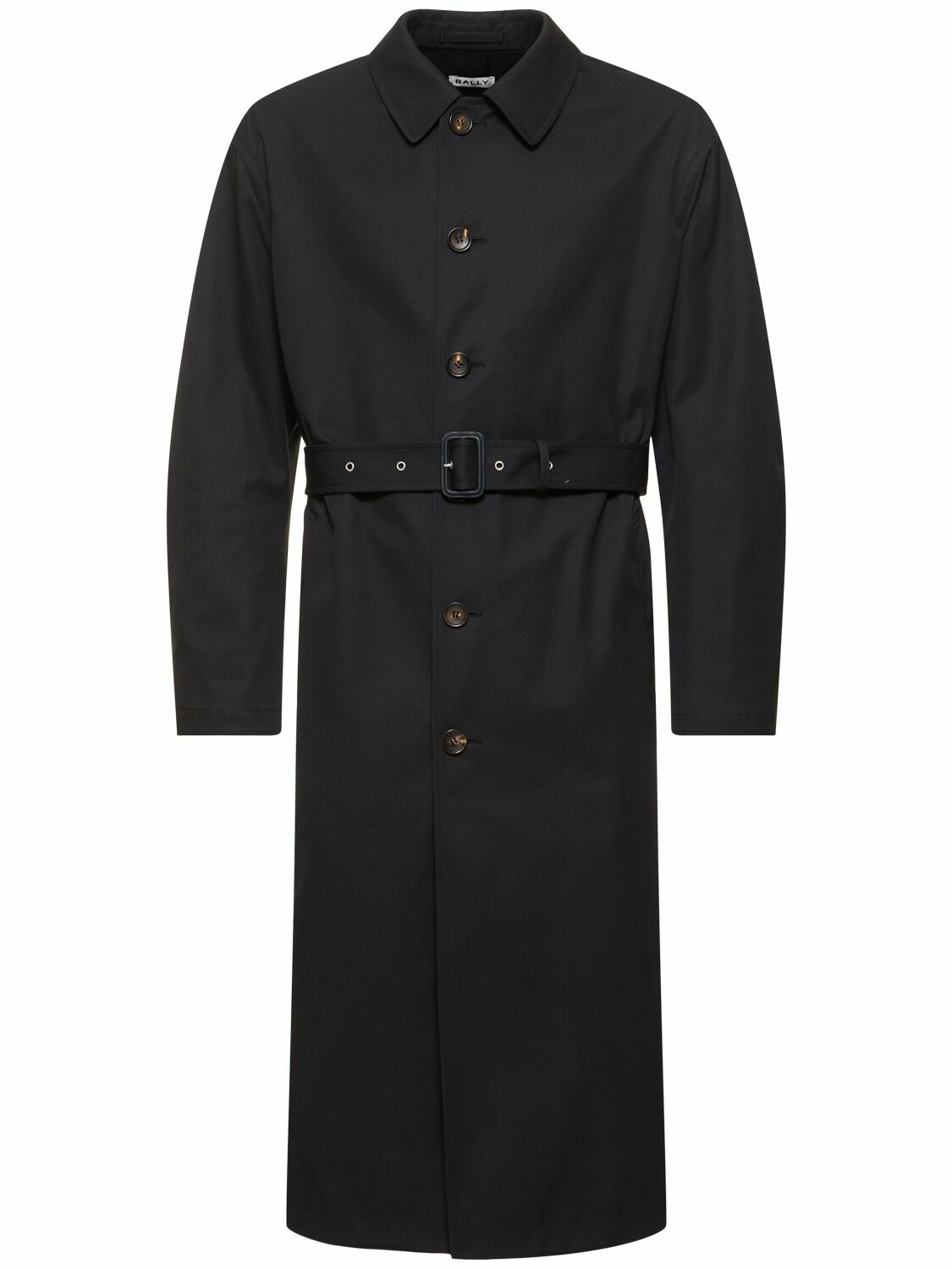 BALLY Cotton Blend Trench Coat Bally