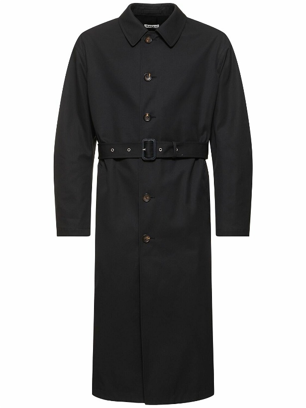 Photo: BALLY Cotton Blend Trench Coat