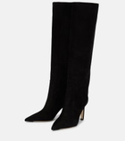 Jimmy Choo - Mavis 85 suede knee-high boots