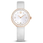 Swarovski Matrix Tennis Quartz Crystal Silver Dial Ladies Watch 5710105