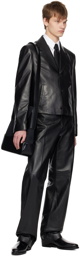 Ferragamo Black Notched Blazer