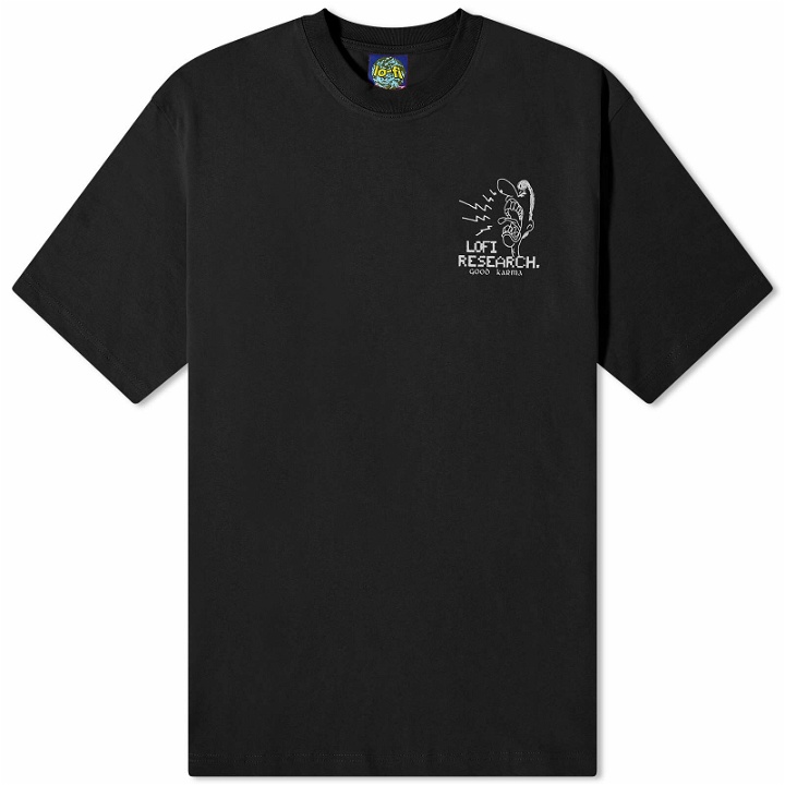 Photo: Lo-Fi Men's Good Karma T-Shirt in Black