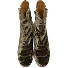 Chloe Brown Velvet Lexie Boots