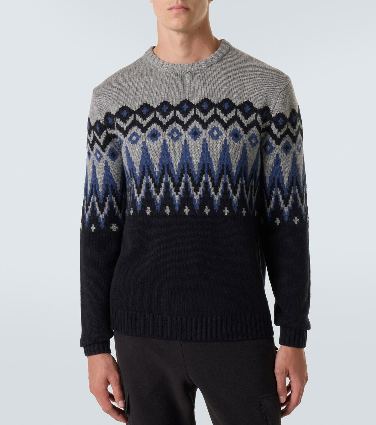 Bogner Ron Fair Isle cashmere sweater