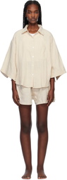 Deiji Studios Off-White 'The 03' Pyjama Set