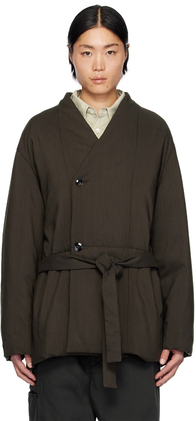 Photo: LEMAIRE Brown Wadded Jacket