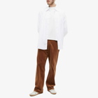 Auralee Men's Finx Corduroy Trousers in Red/Brown