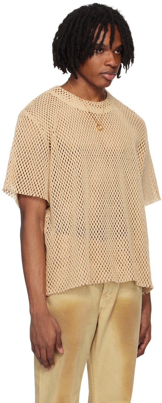 Séfr Beige Franco T-Shirt
