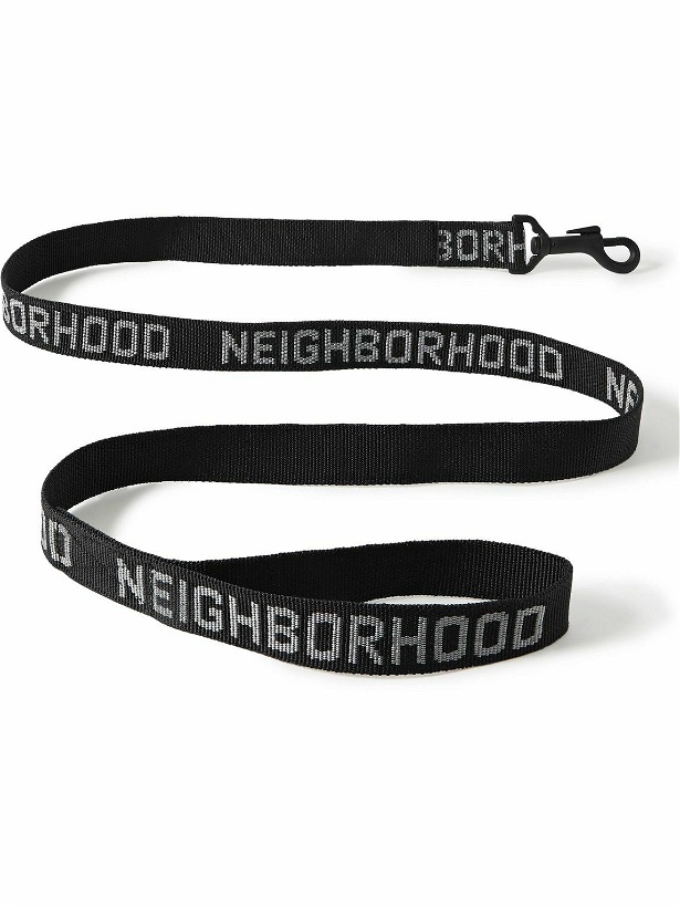 Photo: Neighborhood - Logo-Jacquard Webbing Dog Leash