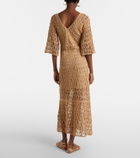 Anna Kosturova Marissa cotton crochet maxi dress