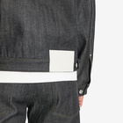 Jil Sander Men's Raw Denim Trucker Jacket in Deft Blue