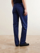 Massimo Alba - Straight-Leg Cotton-Blend Trousers - Blue