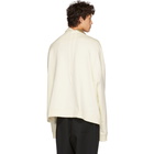 Raf Simons White Oversized Hoodie