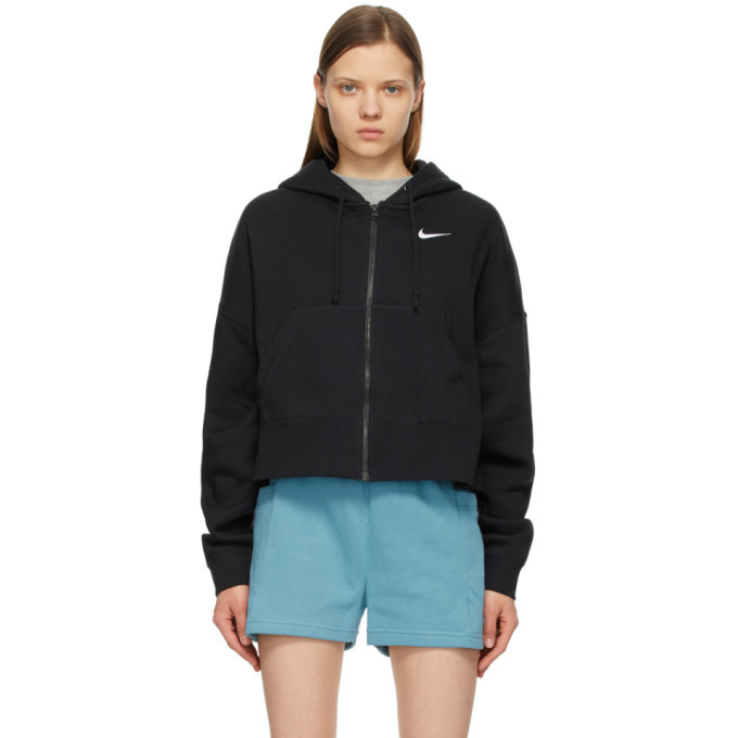 Photo: Nike Black Fleece Sportswear Essentials Full Zip Hoodie