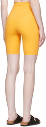 Girlfriend Collective Orange High-Rise Bike Shorts