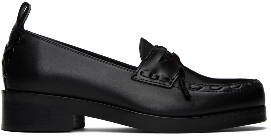 Stefan Cooke Black Elastic Loafers Stefan Cooke