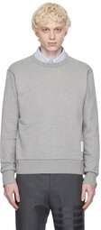 Thom Browne Gray Crewneck Sweatshirt